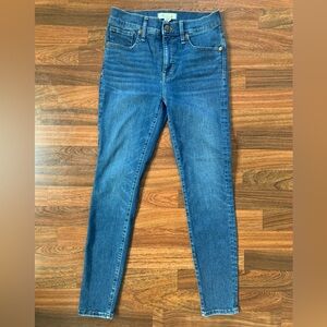 Madewell Jeans blue denim women’s Size 28 Waist mid-rise skinny Casual